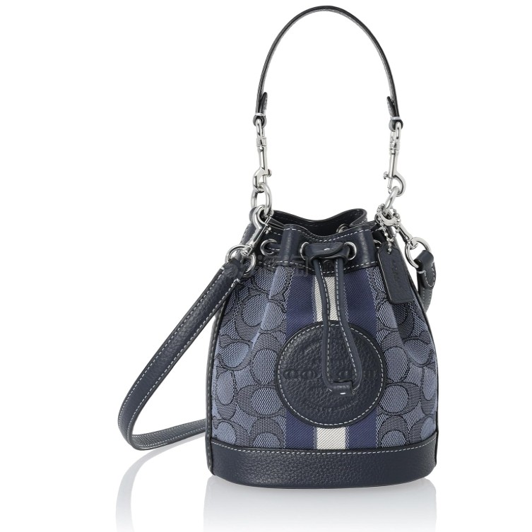 【含税直邮】COACH 蔻驰  Dempsey mini 蓝色水桶包