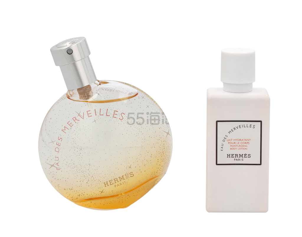 【包邮】【荷兰直邮】HERMES 爱马仕 橘彩星光女士淡香水身体乳套装 EDT 50ml+身体乳40ml