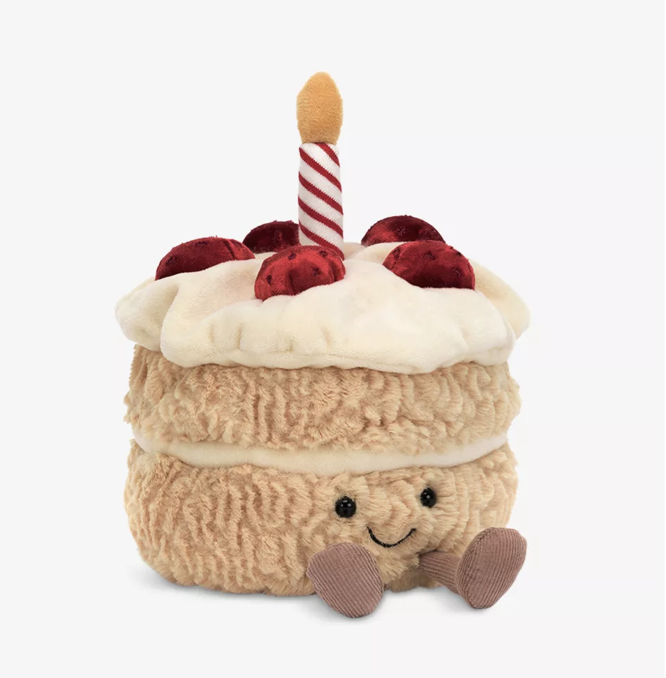 补货！Jellycat Amuseable 生日蛋糕玩偶 16cm
