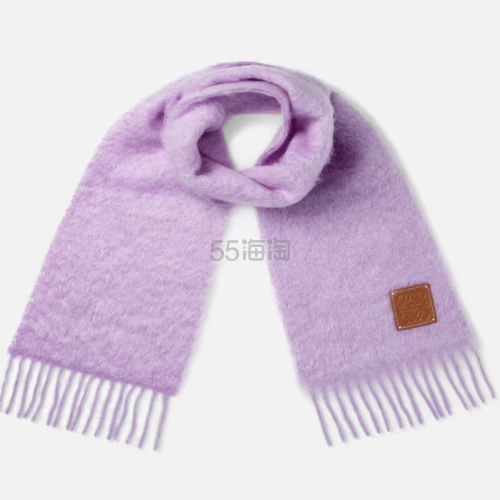 含税好价！LOEWE 罗意威 马海毛混羊毛围巾