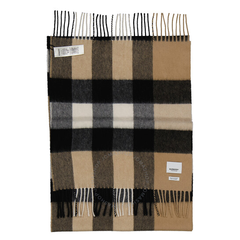 BURBERRY  Archive 米色格纹羊绒围巾