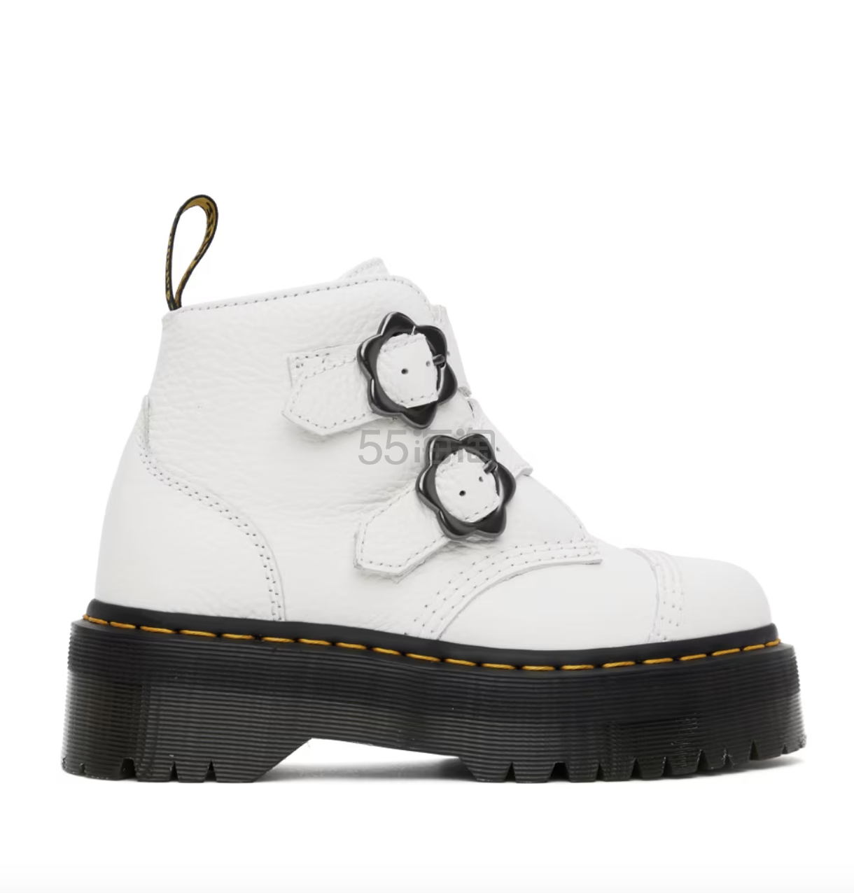Dr.Martens Devon 花扣厚底女靴