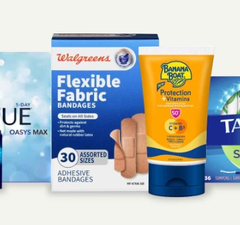 Walgreens ：精选 FSA 商品 如隐形眼镜、急救用品和防晒用品