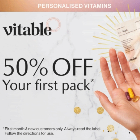 Vitable：澳洲矿物质、益生菌大促！定制专属维生素