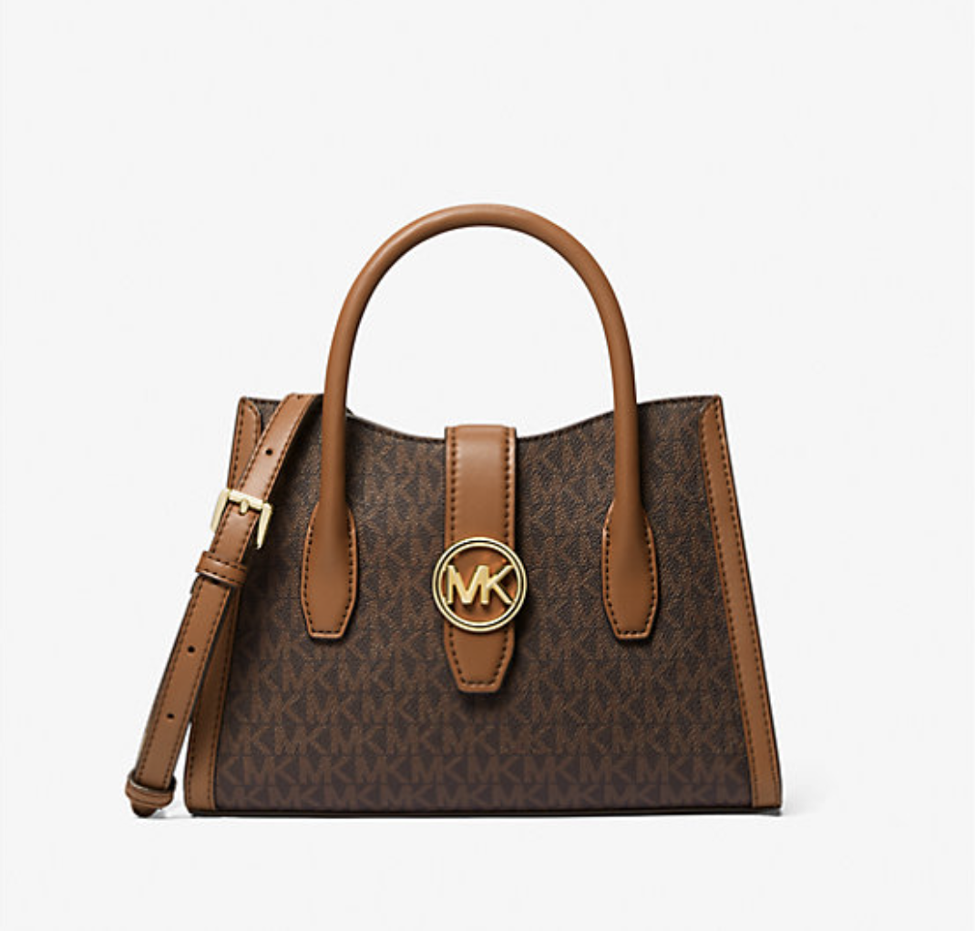 Michael Kors Gabby 小号老花拼色包包