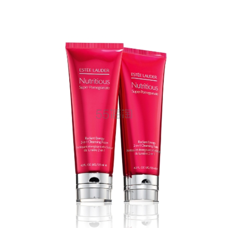 Estee Lauder 雅诗兰黛鲜活亮采红石榴二合一洁面乳套装 125ml+125ml