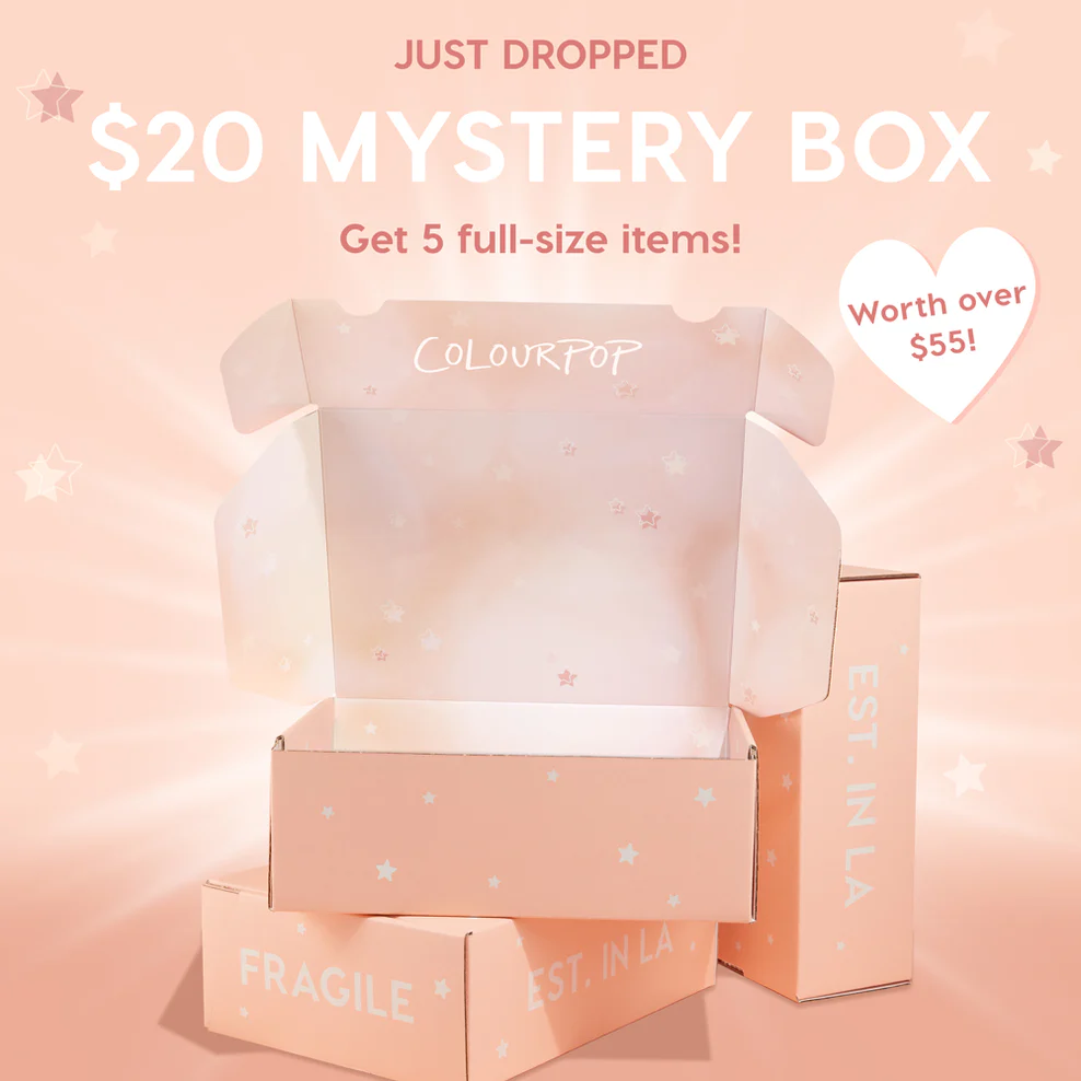 内含5件正装！Colourpop 卡拉泡泡神秘礼盒 价值$56