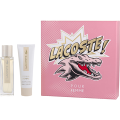 【包税】Lacoste 鳄鱼 同名女士 香水套装（EDP香水50ml+身体乳50ml）