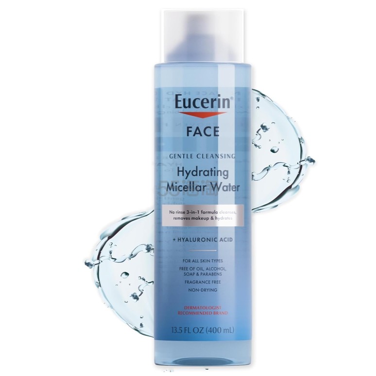 【含税直邮】Eucerin 优色林 面部保湿胶束水 400ml