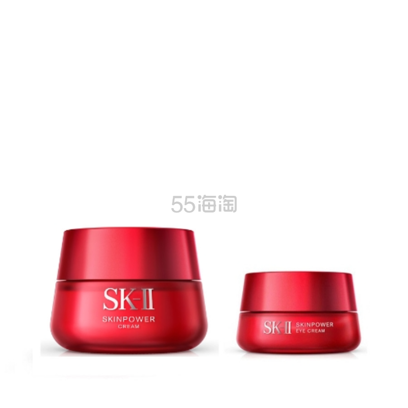 SK-II 赋能焕采精华霜与眼霜套装 80g+15g
