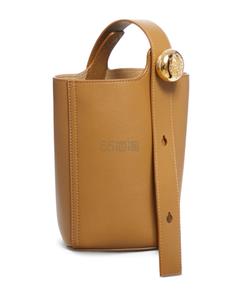 妍珍同款！Loewe 新款焦糖色 Mini Pebble水桶包