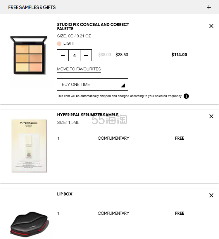 降价！MAC 魅可 STUDIO FIX 六色遮瑕盘 #Light 有货