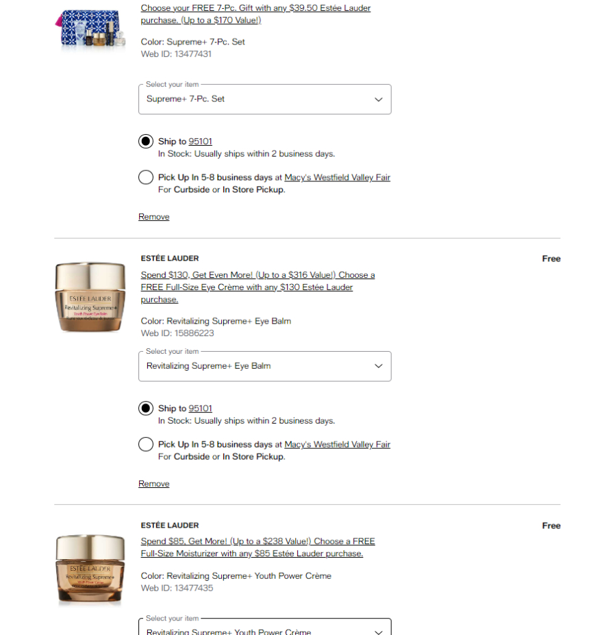 送9件好礼！雅诗兰黛 白金系列护肤套装 价值5