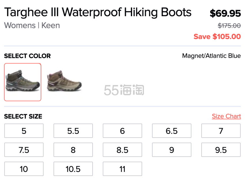 KEEN 科恩 Targhee III 防水高邦登山鞋