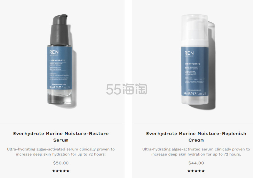 上新！REN Skincare 新款海藻保湿系列精华、面霜上新
