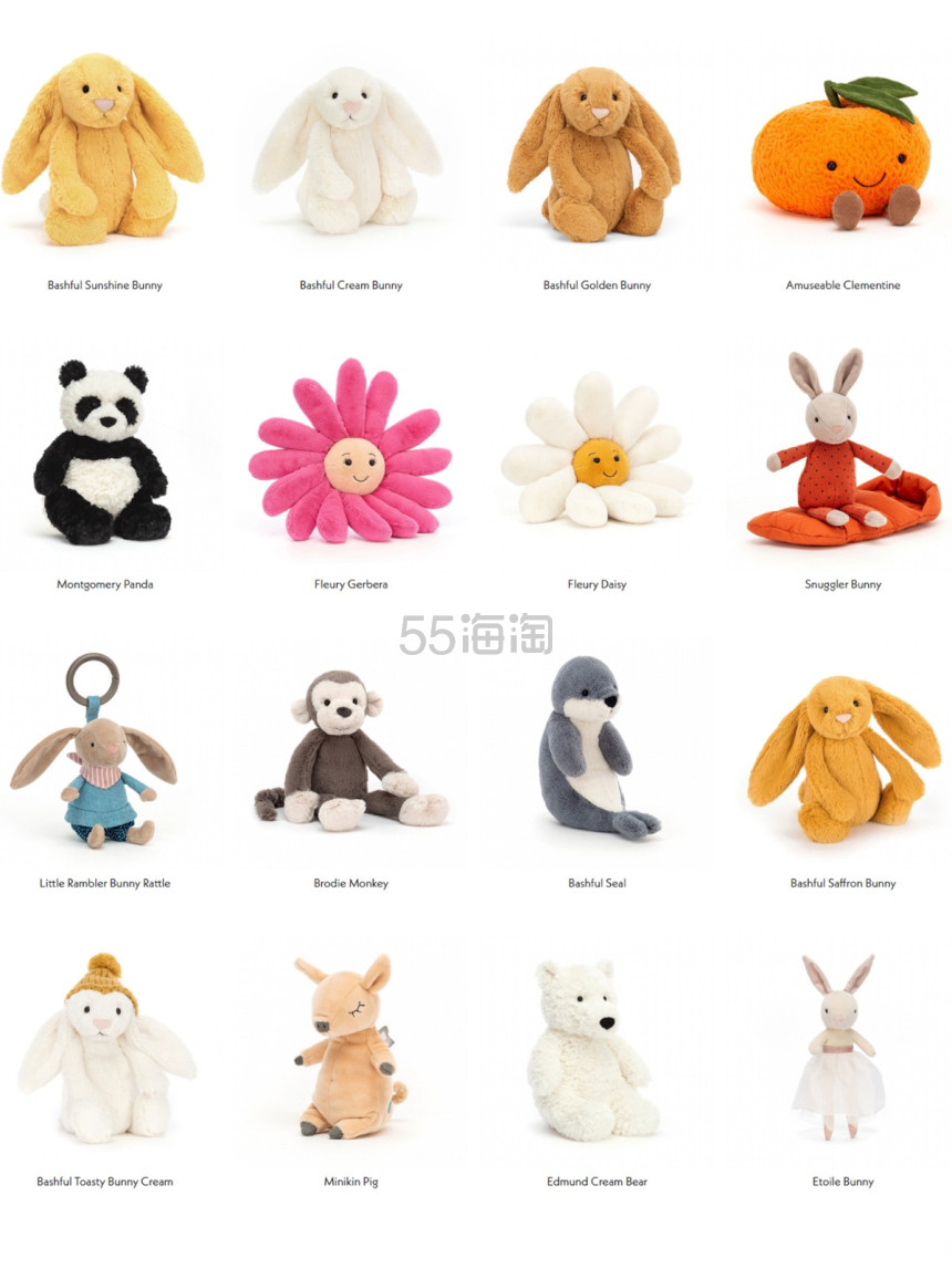 Jellycat 2023 退休玩偶汇总（185款）