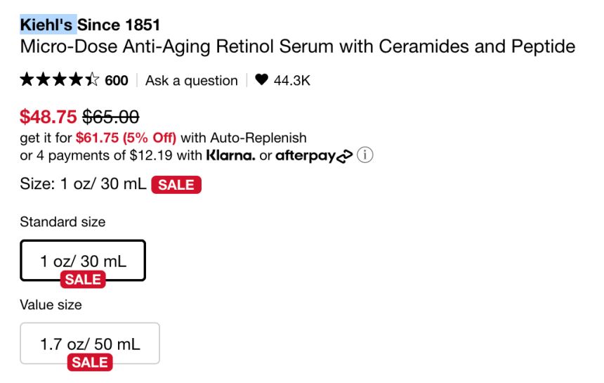 叠加会员8折！Kiehl