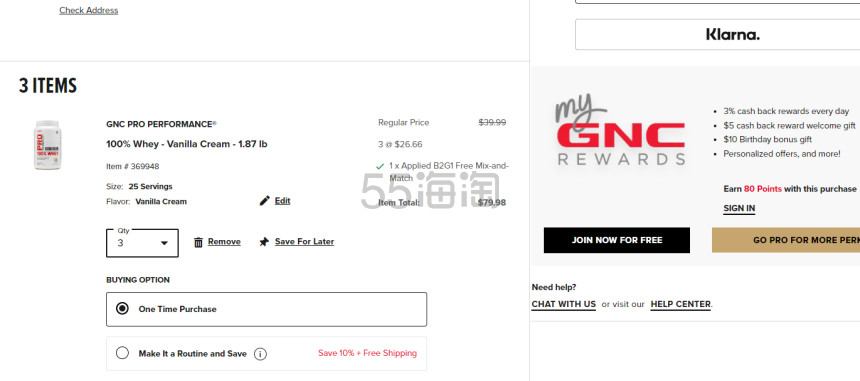 GNC：多款维生素保健品大促 综合维生素、蛋白质粉