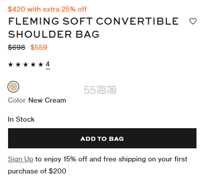 补货！Tory Burch FLEMING SOFT 链条斜挎包