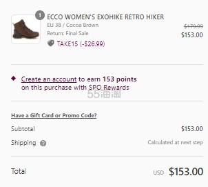 SPO：ECCO 爱步鞋履热卖！入登山靴、短靴等