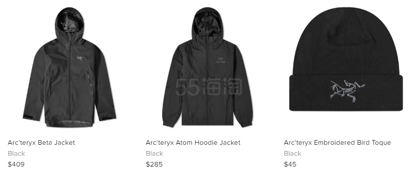 End Clothing US：Arc'teryx 始祖鸟运动专区热卖 入包袋、服饰等
