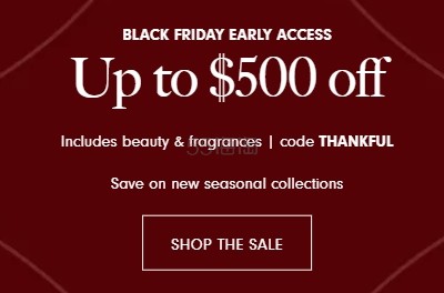 【2024黑五】Neiman Marcus：精选时尚美妆家居大促