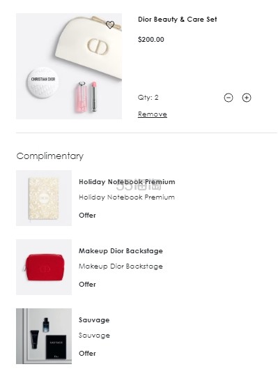 【2023网一】Dior 迪奥美国官网：圣诞限定热卖！入香水、护肤、彩妆等