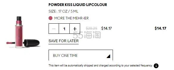 朴桂英同款！Mac 魅可 POWDER KISS 柔雾弹唇釉 #990 MORE THE MEHR-IER