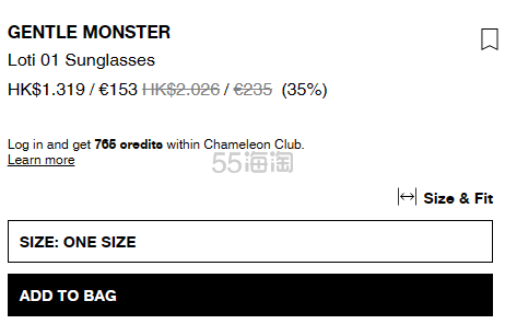 王嘉尔同款！GENTLE MONSTER Loti 01 黑色墨镜