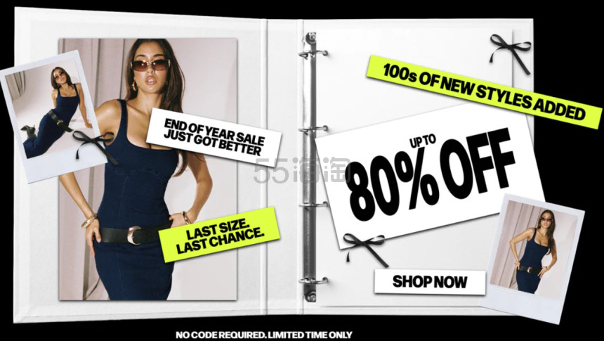 Princess Polly US：折扣区上新大促 辣妹风服饰均价