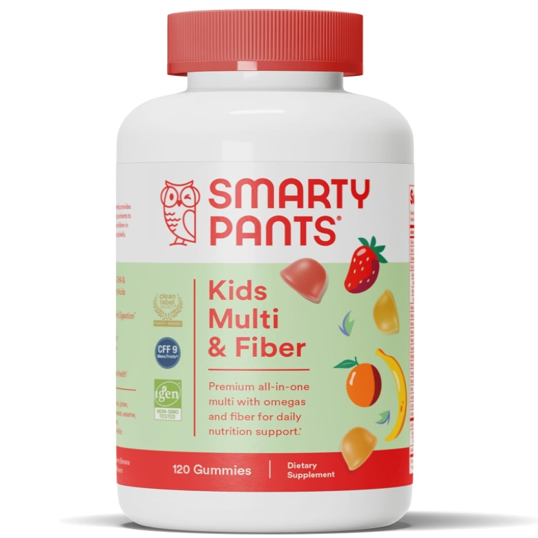 【含税直邮】SmartyPants 儿童多种维生素 120粒果冻状软胶囊装