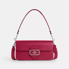 Coach 蔻驰 Morgan 桃红色法棍包