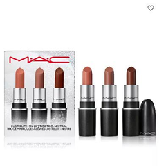 补货！MAC 魅可 Lustrelite Mini口红3件套 价值$45