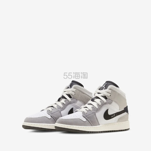好价！Air Jordan 1 SE 大童款中帮板鞋