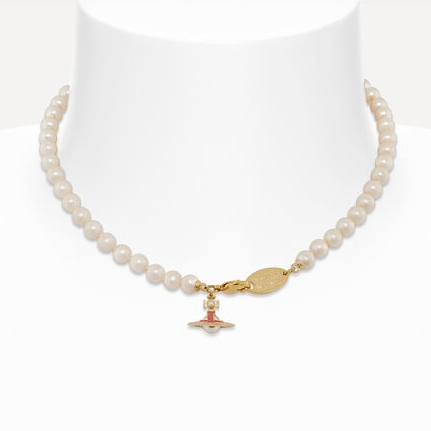 新品！Vivienne Westwood 西太后 金色土星珍珠项链