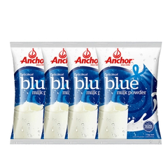 Anchor 新西兰进口全脂高钙奶粉1kgx4袋