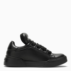 Dolce&Gabbana Mega Skate 黑色小羊皮运动鞋