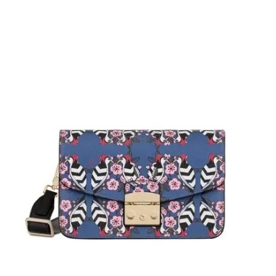王俊凯代言！Furla 芙拉 Metropolis 单肩斜挎包 - Toni Blu