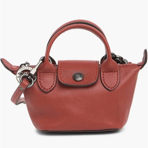 Longchamp 珑骧 Le Pliage Cuir Mini 小羊皮饺子包