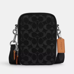 Coach 蔻驰 Stanton Denim 丹宁斜挎包