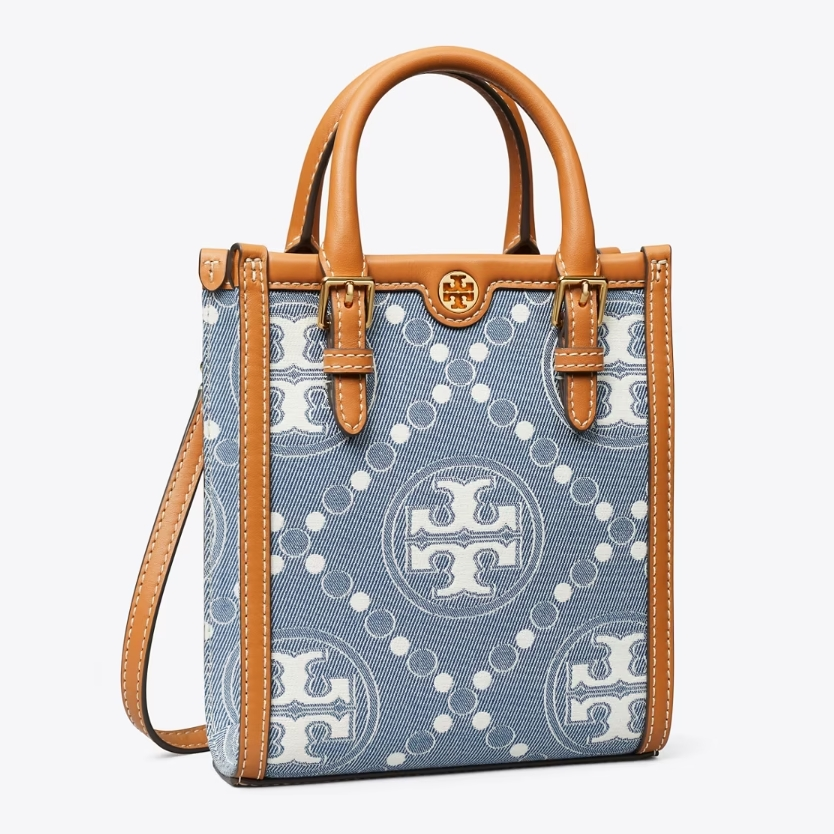 Tory Burch T MONOGRAM 单宁老花琴谱包