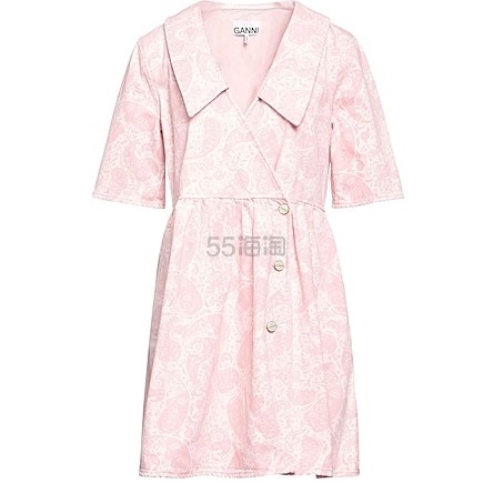 欧阳娜娜同款！GANNI 佩斯利印花牛仔连衣裙