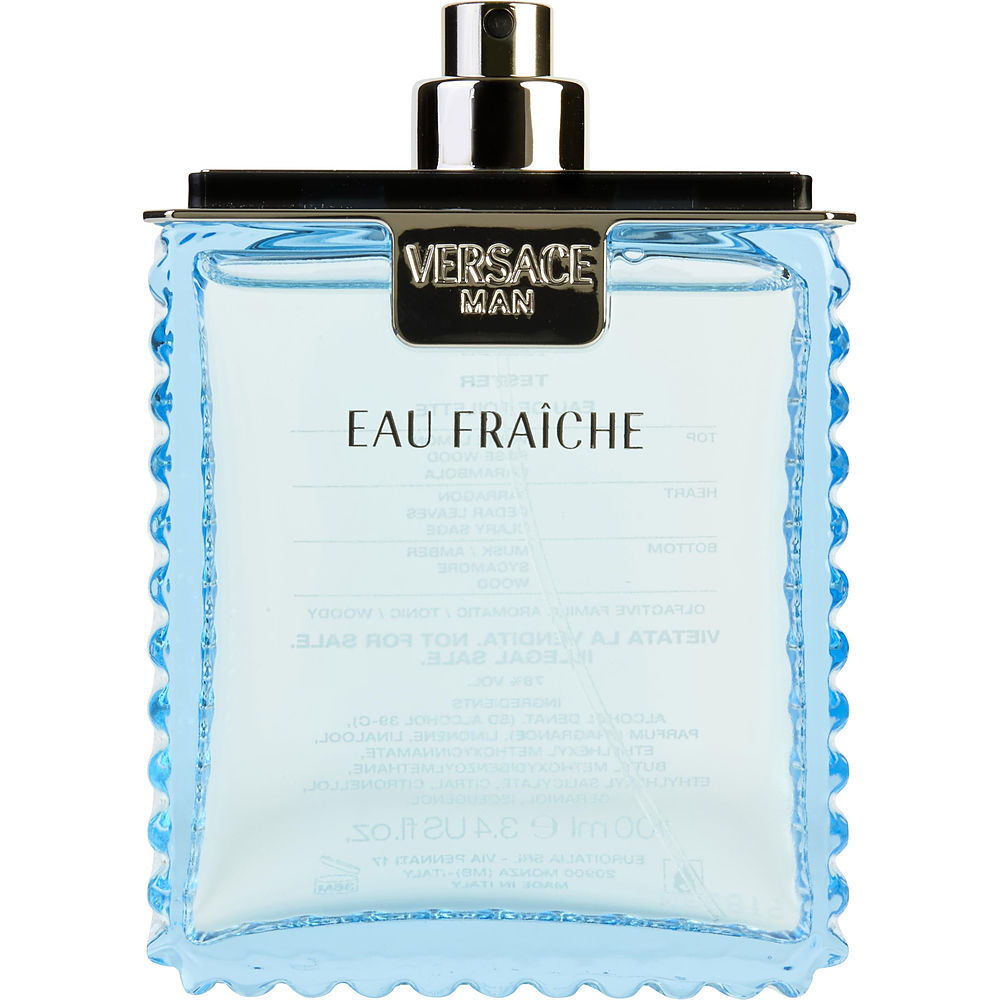 【包税】【简装】Versace 范思哲 云淡风轻（绅情）男士淡香水 EDT 100ml（白盒或无盖）
