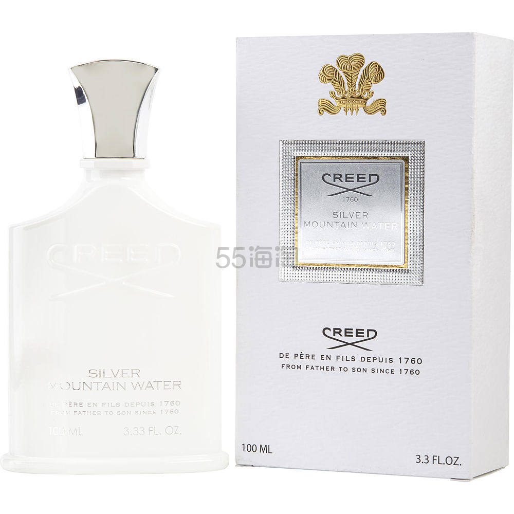 白敬亭同款！CREED 恺芮得 银色山泉男士香水 EDP 100ml
