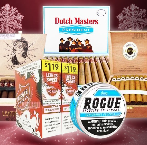Gotham Cigars：雪茄热卖 Swisher Sweets、Dutch Masters、Acid Cigars、Padron 等