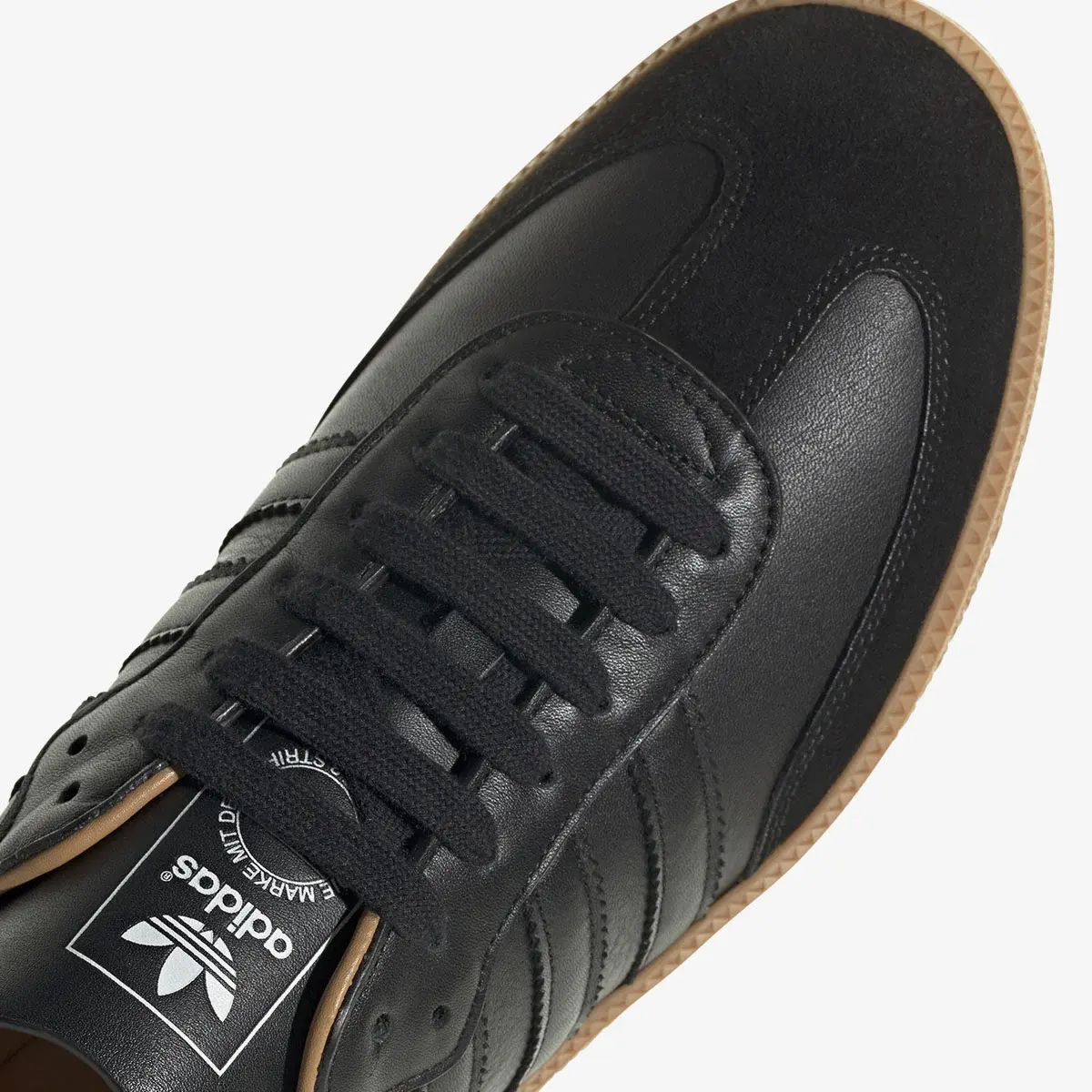 3/1 上线！ADIDAS 阿迪达斯 SAMBA OG 黑色运动鞋 意大利产