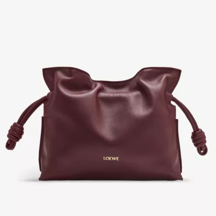 Loewe 罗意威 Flamenco 迷你福袋 酒红色