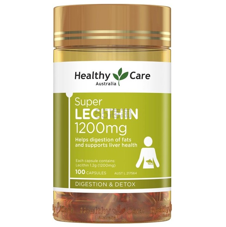 Healthy Care 卵磷脂 1200 毫克 100 粒胶囊