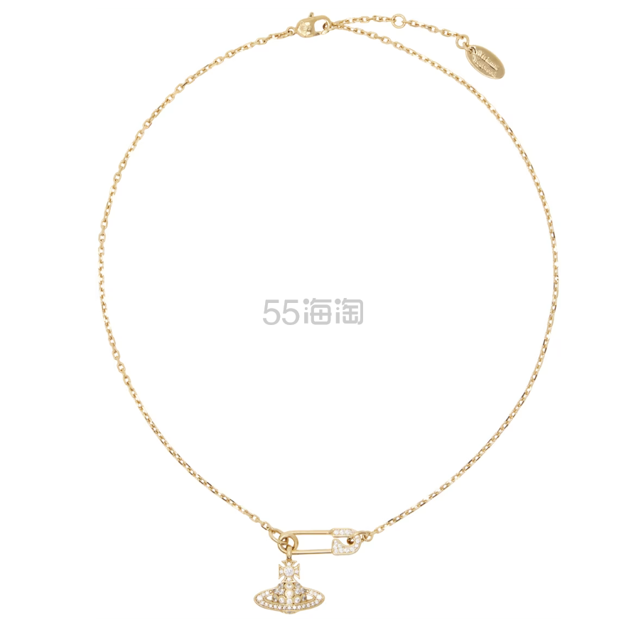 VIVIENNE WESTWOOD 西太后金色土星别针项链