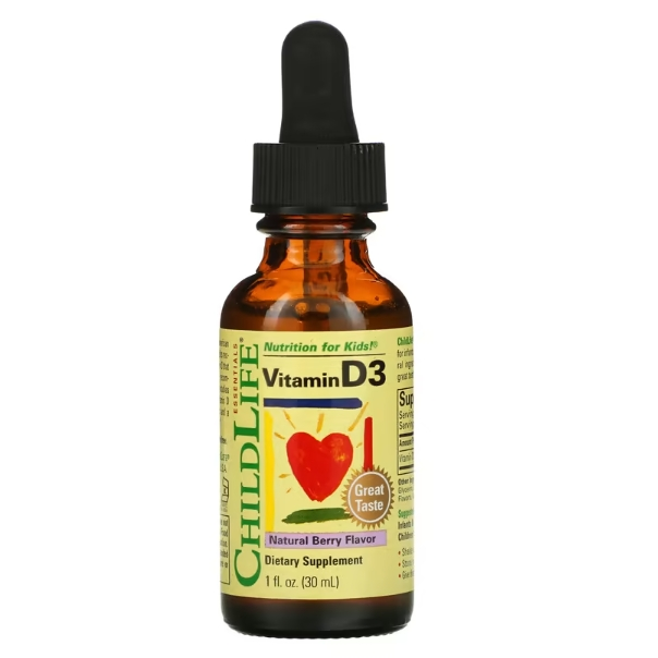 ChildLife Essentials 维生素 D3 天然浆果味 30毫升